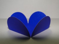 Forminhas Quadradas Lisas Azul